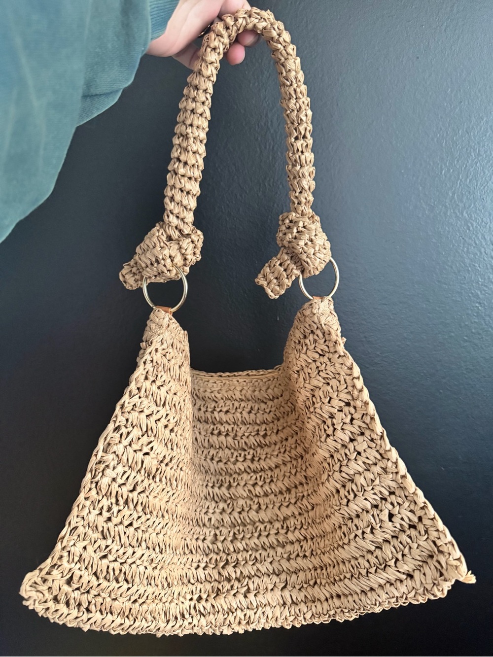 REVOLVE | 8 Other Reasons Shelly Crochet Bag in Tan NWOT (Never Used NEW!) - Picture 3 of 3
